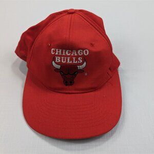 VTG Chicago Bulls Drew Pearson Snapback Officially Licensed NBA Cap Hat Red